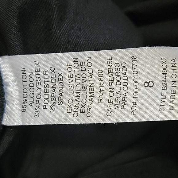 DEMOCRACY  HIGH RISE PANTS/ SIZE 8. - Picture 5 of 13